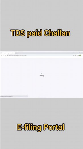 How to download paid TDS Challan and TCS Challan Details on E-filing portal | TDS Challan