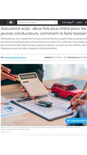 Les jeunes conducteurs paient aujourd’hui leur assurance auto presque deux fois plus cher que les automobilistes expérimentés. Les prix explosent en 2025, surtout sur les contrats tous risques. Dans cette vidéo je vous montre comment payer moins cher votre assurance voiture, comment comparer les offres, et comment réaliser jusqu’à 450 € d’économies par an grâce à un comparateur d’assurance auto en ligne. #automobile #jeunepermis #bonplan #voiture #jeuneconducteur