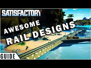 Cool Rail Designs Satisfactory Game