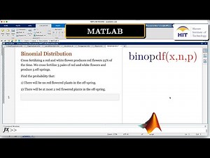Matlab | Binomial Distribution