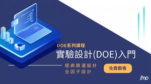 實驗設計 (DOE)入門：經典篩選設計與全因子設計