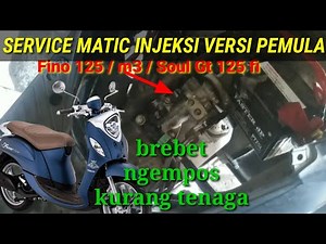 TUTORIAL SERVIS TB YAMAHA MIO 125 FI VERSI MANUAL MUDAH DAN MURAH