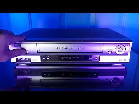 VHS Tape insert play and eject SANYO VCR VWM-900