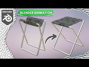 How to Animate a Folding Chair in Blender 3.1