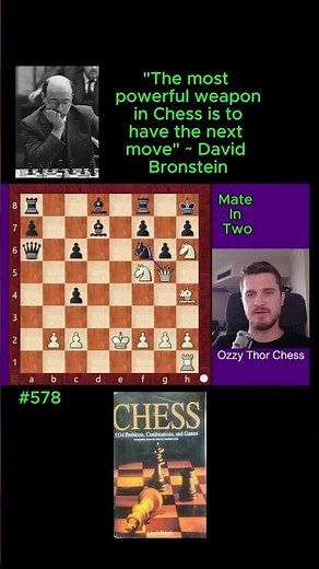 Laszlo Polgar’s Chess Puzzle Book Explained | Master Checkmate in 2 Moves (#578)