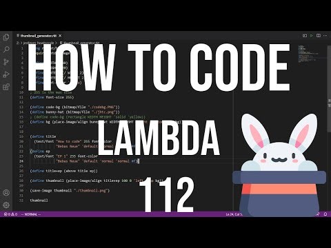 how to code racket 111 - lambda