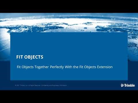 Tekla Structures 2021: Fit Objects Extension