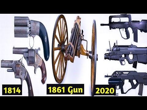 Evolution of Guns 1364 - 2020 | History of Guns, Firearms, Documentary video