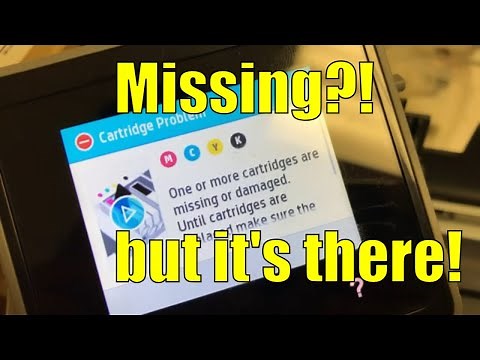 How to Fix your Damaged or Missing Cartridge in a HP Officejet Pro Series