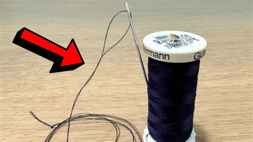 The Easiest Way to Double Thread a Needle