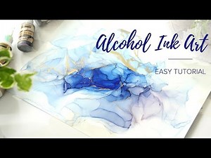 Alcohol Ink Art Basics | Easy Beginners Tutorial
