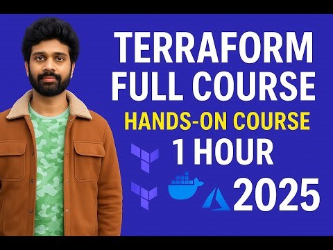 Terraform Full Course (1 Hour Hands-On for Beginners) | Docker + Azure [2025]