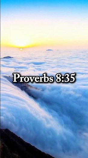 True Life Comes Through God’s Wisdom - Proverbs 8:35 🙏