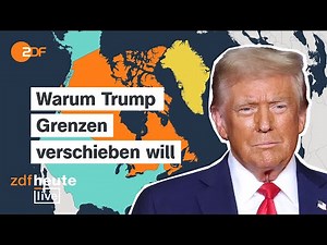 Grönland, Kanada, Panama: Wie Trump Partnern militärisch und wirtschaftlich droht I ZDFheute live