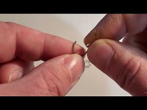 How to Open and Close Seamless Hoop Nose ring. Body jewelry. Split ring.