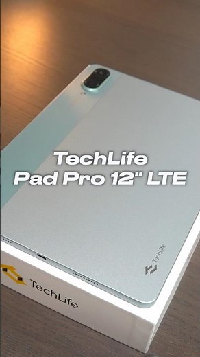 TechLife Pad Pro 12” LTE Unboxing (ASMR) : Tablet with MediaTek Helio G200, Quad Stereo Speakers