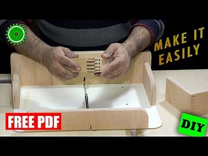 BOX JOINT JIG How to make : Easy method - Usefull JIG
