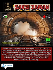 276K views · 2.9K reactions | Legenda “Kereta Api Hantu Moskow”...