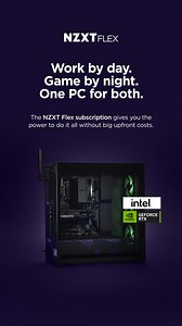 Game Big, Pay Small. Get a high-performance gaming PC for as little as $59/month with NZXT Flex! No huge upfront cost—just smooth, powerful gameplay with the latest hardware. ❌ No big upfront costs 🖥️ 2-year refresh included 🤝 Lifetime warranty & technical support 📦 Free returns & no-cost cancellation Make the switch today! | NZXT