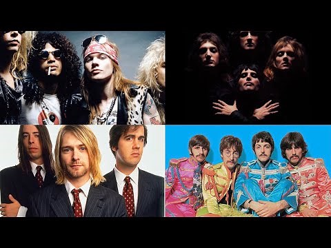 Top 100 Greatest Rock Bands Of All Time
