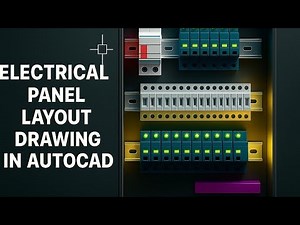 AutoCAD Electrical Tutorial | How to Draw Electrical Panel Layout Step by Step