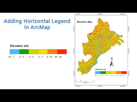 How to Add Horizontal Legend in ArcMap