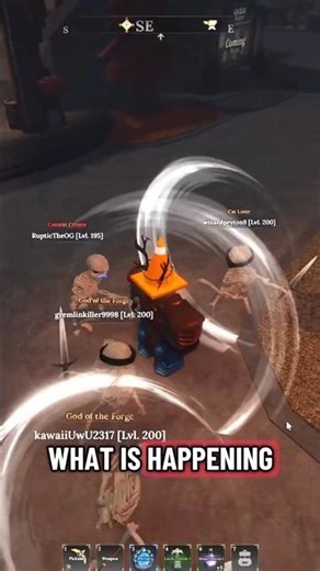 what's going on in Forge ⛏️💀 #forge #roblox #RobloxForge #shorts