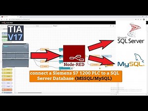connect a Siemens S7 1200 PLC to a SQL Server Database (MSSQL/MySQL)
