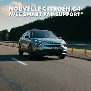 7K views · 104 reactions | Utiliser sa tablette en tout confort et toute sécurité ? Avec Nouvelle Citroën ë-C4 - 100% ëlectric et son Smart Pad Support® Citroën, rien de plus simple ! Également disponible en essence ou Diesel. Disponible à la commande, découvrez-la ici : https://bit.ly/3osQy8N #CitroënË_C4 #ËlectricForAll #OuvrëzLaRoute #Confort | Citroën | Facebook