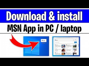 Download MSN App | How to download MSN app in PC | How to install MSN app in PC,Laptop