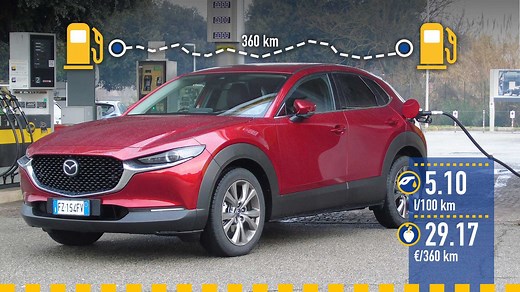 Mazda CX-30 Skyactiv-X, le test de consommation réelle