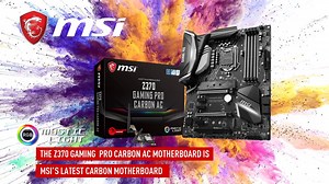 38 reactions · 14 comments | Construye tu PC Gamer personalizada con #MSI Z370 Gaming Pro Carbon AC. TODO lo que necesitas saber en el video https://goo.gl/G9Ru7K #MSIZ370 #MoarRGB | MSI Gaming | Facebook