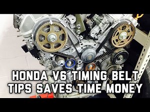 Honda V6 J Series Stop Timing Belt Jumping during Install Acura | Accord Odyssey Pilot Ridgeline