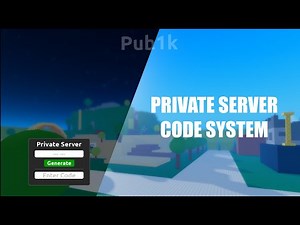 Private Server Code System | Roblox Studio