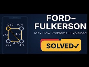 "How to Find Maximum Flow in a Network | Ford–Fulkerson Algorithm Made Easy"