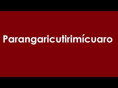 Trabalenguas del volcán de Parangaricutirimícuaro