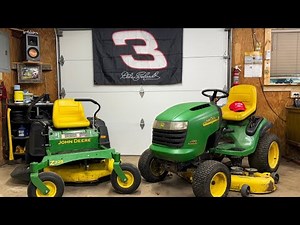 Zero Turn vs Riding Mower Maintenance; John Deere Z225 & L120