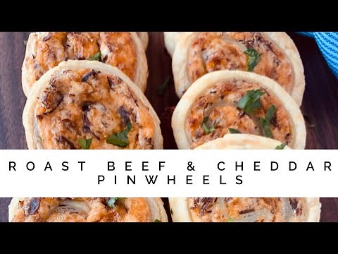Roast Beef and Cheddar Pinwheels