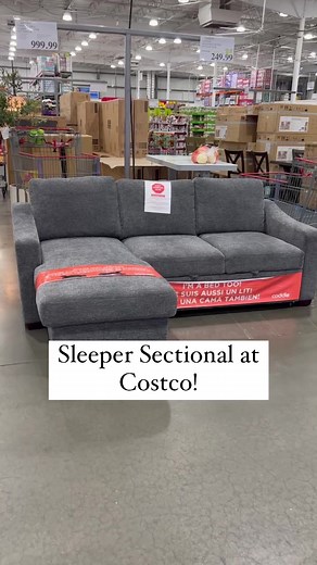 Sleeper Sectional @costco It’s officially furniture season at Costco! #costco_empties #costco #costcofinds #costcofurniture #sectional #sectionalsofa #sleepersofa #fyp #foryoupage #foryou