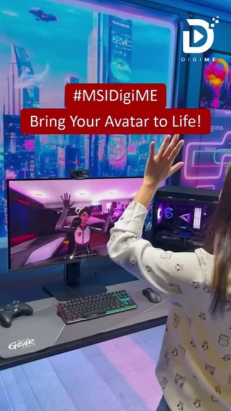 5K views · 47 reactions |  Unleash your virtual self with MSI DigiME!  Use motion capture for virtual streaming  Explore immersive digital worlds Stream, game, or meet online—DigiME brings your avatar to life! Try it now! https://msi.gm/S2B70FD8 | MSI Gaming | Facebook