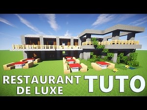 TUTO RESTAURANT DE LUXE ! | Minecraft