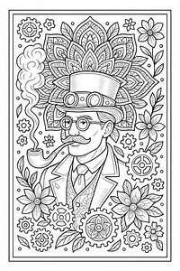 100 Coloring Pages PDF – Adult Flowers, Mandalas, Fantasy, Whimsical – Digital Download - Etsy