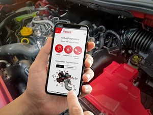 Garrett Motion’s Turbo Diagnostics Guide places an intuitive step-by-step #diagnostics tool in the hands of technicians, enabling them to launch a smart checklist of fault symptoms while working simultaneously on the customer’s vehicle. Turbo Diagnostics is available on web at https://bit.ly/3kpYmHO or #GarrettConnect Mobile App. | Garrett - Advancing Motion