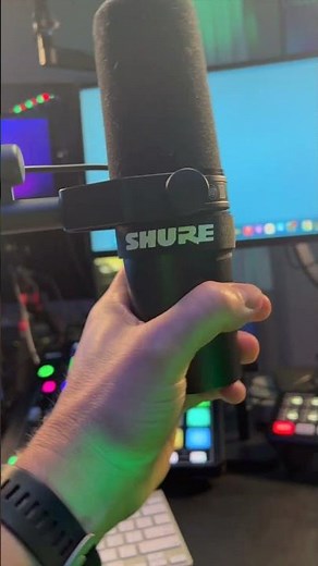 Crank Up Your Audio with the Legendary Shure SM7B Microphone