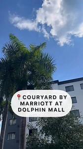 3.6K views · 176 reactions | Did you know there's a hotel right on the Dolphin Mall property?  Courtyard by Marriott is located right in front of Saks OFF 5TH ️ Shopping packages available (includes discounts & meal voucher) - link below ☀️ Amenities include: Outdoor pool, restaurant, fitness center, meeting space, convenience store & more.  Click here to BOOK: https://fal.cn/3sjuA | Dolphin Mall | Facebook