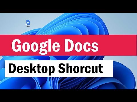 How To Create Google Docs Desktop Shortcut on PC | Google Docs App for Windows 11/10
