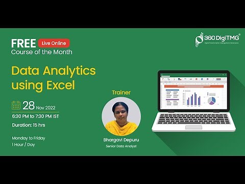 Data Analytics using Excel | Day 1 | 360DigiTMG