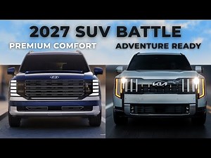Kia Telluride SXP vs Hyundai Palisade Hybrid – 2027 Family SUV Comparison