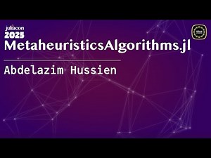 MetaheuristicsAlgorithms.jl | Hussien | JuliaCon Global 2025