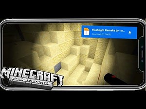 Flashlight Mod for Minecraft PE (Bedrock)